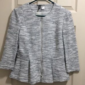 Peplum Knit Blazer